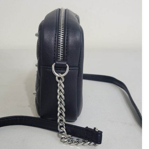 Rebecca Minkoff Small Crossbody Diamond Studded Leather Crossbody Purse NWT - Picture 8 of 13